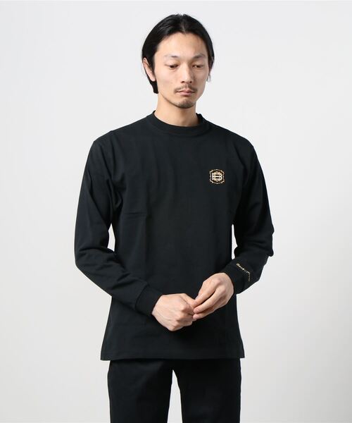 Back Channel（バックチャンネル）の「LABEL LONG SLEEVE T（Tシャツ/カットソー・メンズ・ホワイト/ブラック・MEDIUM/LARGE/X-LARGE/XX-LARGE/SMALL）」の14枚目の写真