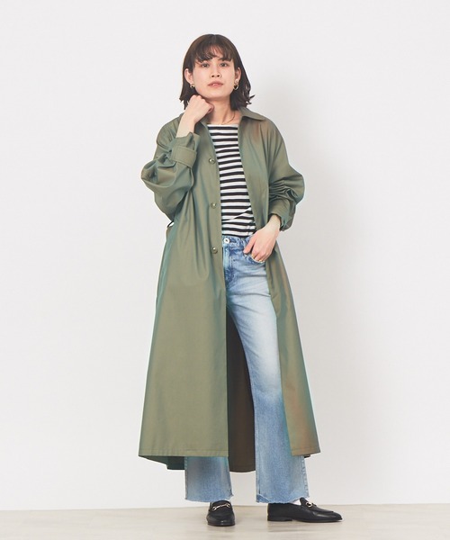 Rouge vif（ルージュヴィフ）の「TCステンカラーコート（ステンカラーコート・レディース・ベージュ/カーキ・38/36）」の2枚目の写真