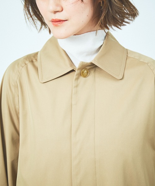 Rouge vif（ルージュヴィフ）の「TCステンカラーコート（ステンカラーコート・レディース・ベージュ/カーキ・38/36）」の8枚目の写真