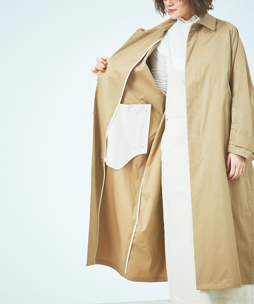 Rouge vif（ルージュヴィフ）の「TCステンカラーコート（ステンカラーコート・レディース・ベージュ/カーキ・38/36）」の13枚目の写真