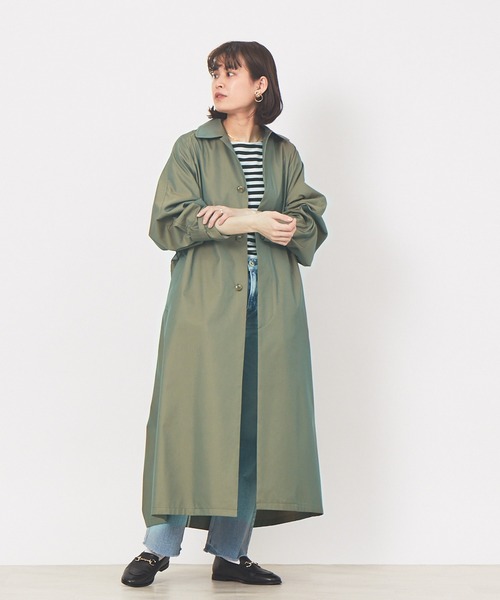 Rouge vif（ルージュヴィフ）の「TCステンカラーコート（ステンカラーコート・レディース・ベージュ/カーキ・38/36）」の15枚目の写真