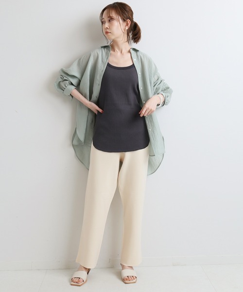 IENA イエナ ミラノリブパンツ ニットパンツ イージーパンツ IENA（イエナ）の「VIS/P ミラノリブパンツ◇（その他パンツ