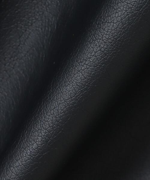 INGNI（イング）の「BIGライダース（ライダースジャケット・レディース・ブラック/ベージュ/アイボリー・M）」の4枚目の写真