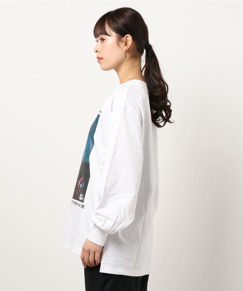 CAMP7（キャンプセブン）の「【CAMP7】袖ボリュームフォトロンＴ（Tシャツ/カットソー・レディース・グリーン/イエロー/ホワイト・M/L）」の4枚目の写真