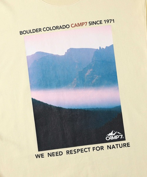 CAMP7（キャンプセブン）の「【CAMP7】袖ボリュームフォトロンＴ（Tシャツ/カットソー・レディース・グリーン/イエロー/ホワイト・M/L）」の9枚目の写真
