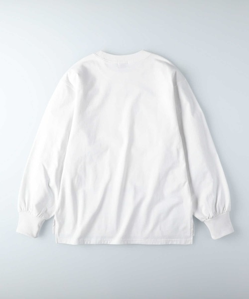 CAMP7（キャンプセブン）の「【CAMP7】袖ボリュームフォトロンＴ（Tシャツ/カットソー・レディース・グリーン/イエロー/ホワイト・M/L）」の13枚目の写真