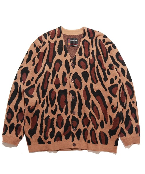 TOWNCRAFT（タウンクラフト）の「JAQUARD CARDIGAN SWEATER カーディガン（カーディガン/ボレロ・メンズ・ブラウン/レッド/ブラック×ブラック/ダークブラウン/ブラック/ブルー/ブラック系その他・L/M）」の5枚目の写真