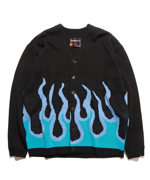 TOWNCRAFT（タウンクラフト）の「JAQUARD CARDIGAN SWEATER カーディガン（カーディガン/ボレロ・メンズ・ブラウン/レッド/ブラック×ブラック/ダークブラウン/ブラック/ブルー/ブラック系その他・L/M）」の6枚目の写真