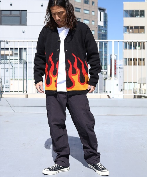 TOWNCRAFT（タウンクラフト）の「JAQUARD CARDIGAN SWEATER カーディガン（カーディガン/ボレロ・メンズ・ブラウン/レッド/ブラック×ブラック/ダークブラウン/ブラック/ブルー/ブラック系その他・L/M）」の15枚目の写真