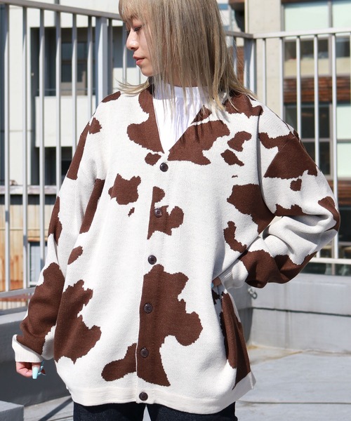 TOWNCRAFT（タウンクラフト）の「JAQUARD CARDIGAN SWEATER カーディガン（カーディガン/ボレロ・メンズ・ブラウン/レッド/ブラック×ブラック/ダークブラウン/ブラック/ブルー/ブラック系その他・L/M）」の12枚目の写真