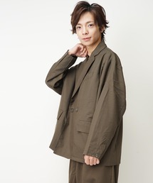 おしゃれスタ | TRビッグシルエットダブルブレストテーラードジャケット(IR)(テーラードジャケット)