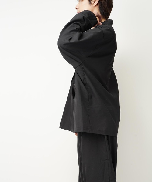 おしゃれスタ（オシャレスタ）の「TRビッグシルエットダブルブレストテーラードジャケット(IR)（テーラードジャケット・メンズ・ブラック/カーキ/ベージュ/ブルー系その他/その他/グレイッシュベージュ・XL/L/M）」の9枚目の写真