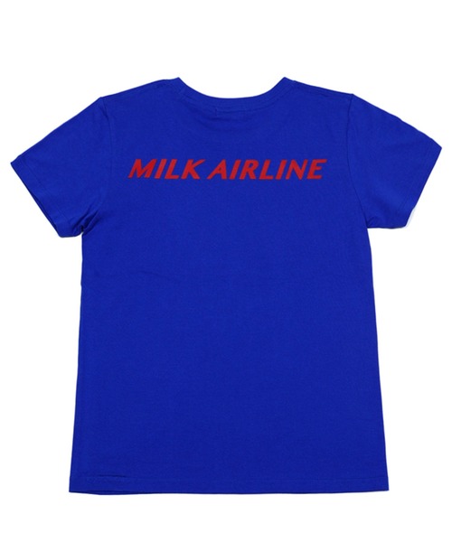 【美品レア】MILK ミルク ネイビー パフスリーブ Tシャツ ロゴtee MILK&COOKIES T-SHIRT / ミルク アンド クッキーズロゴ Tシャツ