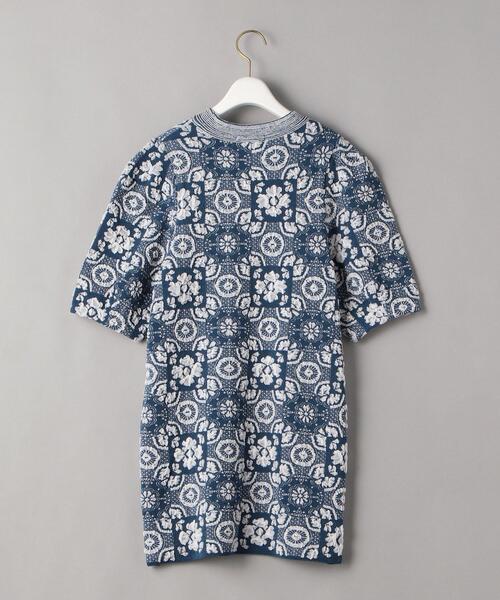 TAN（タン）の「＜TAN＞フラワーミニワンピース（チュニック・レディース・ネイビー・FREE）」の2枚目の写真