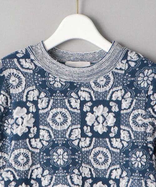 TAN（タン）の「＜TAN＞フラワーミニワンピース（チュニック・レディース・ネイビー・FREE）」の3枚目の写真