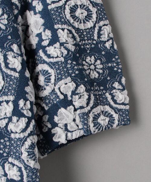 TAN（タン）の「＜TAN＞フラワーミニワンピース（チュニック・レディース・ネイビー・FREE）」の4枚目の写真