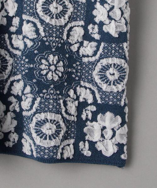 TAN（タン）の「＜TAN＞フラワーミニワンピース（チュニック・レディース・ネイビー・FREE）」の5枚目の写真