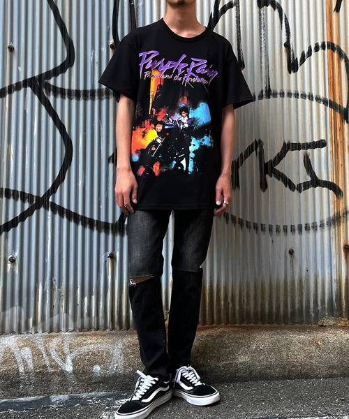 ROCK STE(ロクステ)の「Purple Reign パープルレイン 半袖Tシャツ(Tシャツ/カットソー・メンズ・ブラック・M/L/XL)」の9枚目の写真