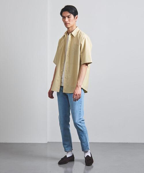 AURALEE（オーラリー）の「＜AURALEE（オーラリー）＞ フィンクス ビッグ ショートスリーブ シャツ■■■（シャツ/ブラウス・メンズ・ナチュラル/ライラック/クリーム・4/3/5）」の15枚目の写真