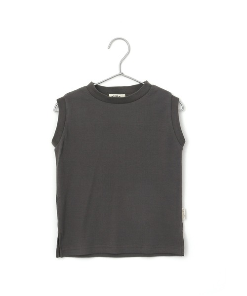 MAKE YOUR DAY（メイクユアデイ）の「リブタンクトップ■80～140cm（タンクトップ・キッズ・ピンク/ブラウン/ミント/オフホワイト/チャコールグレー・140/130/110/80/90/100/120）」の3枚目の写真