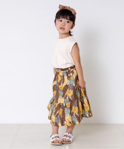 MAKE YOUR DAY（メイクユアデイ）の「リブタンクトップ■80～140cm（タンクトップ・キッズ・ピンク/ブラウン/ミント/オフホワイト/チャコールグレー・140/130/110/80/90/100/120）」の18枚目の写真