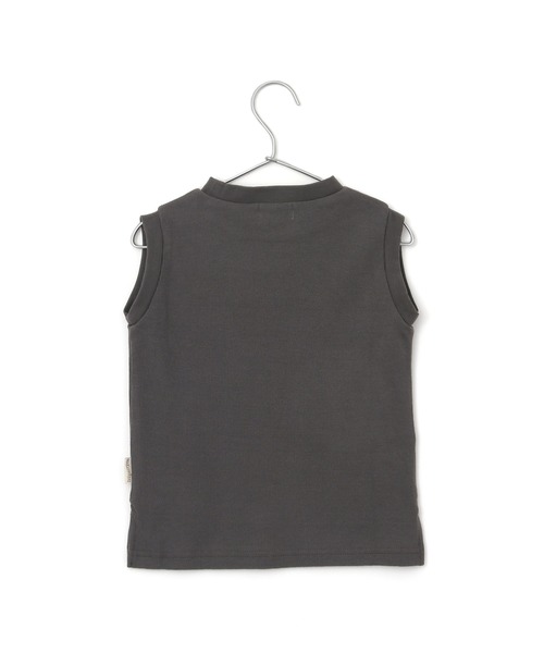 MAKE YOUR DAY（メイクユアデイ）の「リブタンクトップ■80～140cm（タンクトップ・キッズ・ピンク/ブラウン/ミント/オフホワイト/チャコールグレー・140/130/110/80/90/100/120）」の9枚目の写真