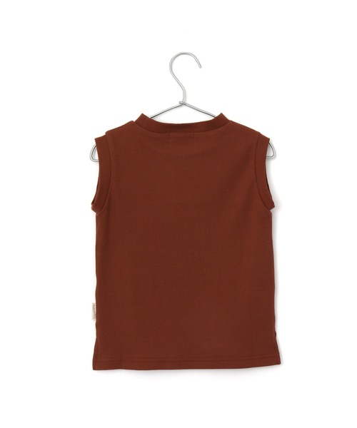 MAKE YOUR DAY（メイクユアデイ）の「リブタンクトップ■80～140cm（タンクトップ・キッズ・ピンク/ブラウン/ミント/オフホワイト/チャコールグレー・140/130/110/80/90/100/120）」の10枚目の写真