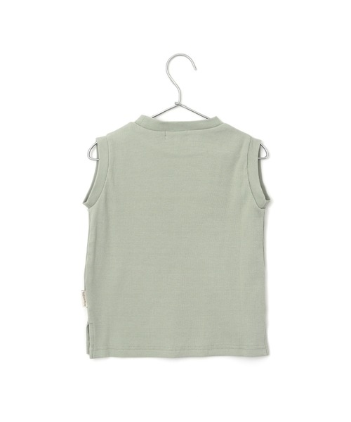 MAKE YOUR DAY（メイクユアデイ）の「リブタンクトップ■80～140cm（タンクトップ・キッズ・ピンク/ブラウン/ミント/オフホワイト/チャコールグレー・140/130/110/80/90/100/120）」の11枚目の写真