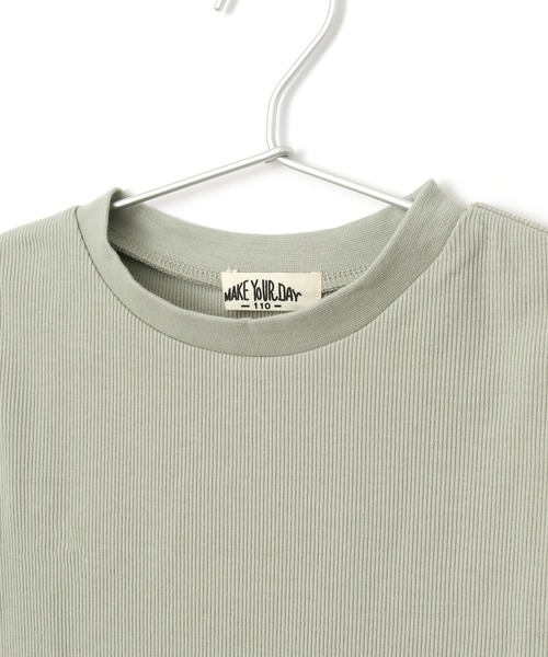 MAKE YOUR DAY（メイクユアデイ）の「リブタンクトップ■80～140cm（タンクトップ・キッズ・ピンク/ブラウン/ミント/オフホワイト/チャコールグレー・140/130/110/80/90/100/120）」の12枚目の写真