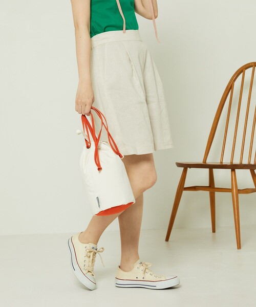 FREAK'S STORE（フリークスストア）の「リネンレーヨンショートパンツ（その他パンツ・レディース・オフホワイト/ブラック・MEDIUM/SMALL）」の18枚目の写真