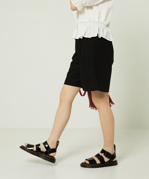 FREAK'S STORE（フリークスストア）の「リネンレーヨンショートパンツ（その他パンツ・レディース・オフホワイト/ブラック・MEDIUM/SMALL）」の20枚目の写真