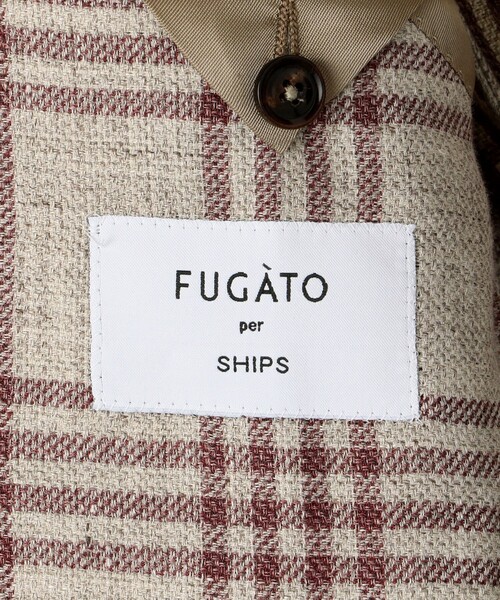 SHIPS（シップス）の「FUGATO: リネン グレンチェック ジャケット