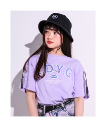 ZIDDY | ZIDDY/ラメ ロゴ プリント Tシャツ(Tシャツ/カットソー)
