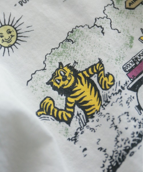 NOMBRE IMPAIR（ノンブルアンペール）の「アメコミPT　半袖TEE（Tシャツ/カットソー・レディース・ホワイト/チャコールグレー・FREE）」の9枚目の写真