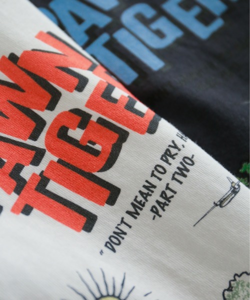 NOMBRE IMPAIR（ノンブルアンペール）の「アメコミPT　半袖TEE（Tシャツ/カットソー・レディース・ホワイト/チャコールグレー・FREE）」の6枚目の写真