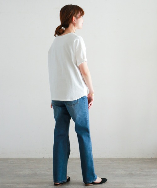 NOMBRE IMPAIR（ノンブルアンペール）の「アメコミPT　半袖TEE（Tシャツ/カットソー・レディース・ホワイト/チャコールグレー・FREE）」の10枚目の写真