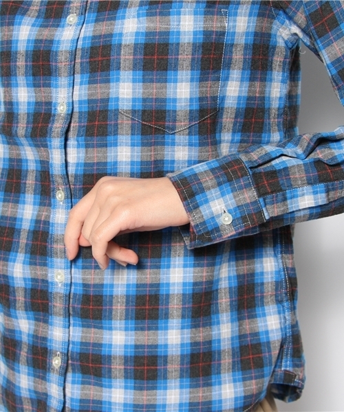 CIAOPANIC TYPY(チャオパニックティピー)の「タータンチェックネルシャツ(シャツ/ブラウス・レディース・レッド/イエロー/ブルー・MEDIUM/SMALL)」の8枚目の写真