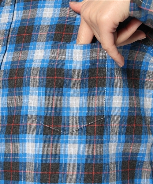 CIAOPANIC TYPY(チャオパニックティピー)の「タータンチェックネルシャツ(シャツ/ブラウス・レディース・レッド/イエロー/ブルー・MEDIUM/SMALL)」の10枚目の写真