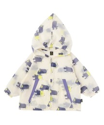 moimoln | クリップフード付ウィンドブレーカー(ナイロンジャケット)