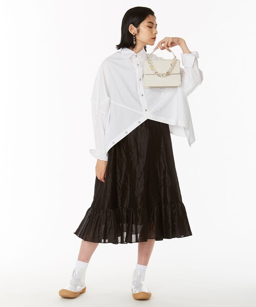 ANEVER（アンエバー）の「【CASABLANCA】ミニフラップ ショルダーバッグ（ハンドバッグ・レディース・ホワイト系/ブラック系・F）」の6枚目の写真