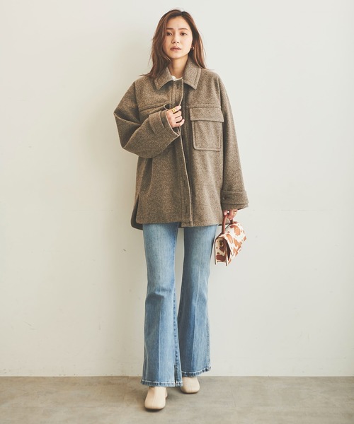 FREE'S MART（フリーズマート）の「【インフルエンサー森下愛里沙さんレコメンド 】◆フラップショルダーバッグ（ショルダーバッグ・レディース・パープル/ベージュ系その他/ブラウン系その他・ﾌﾘ-）」の15枚目の写真