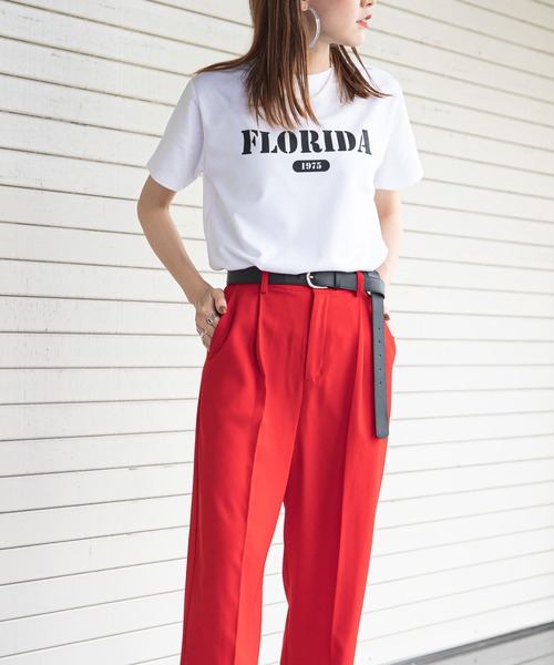 bohmal(ボマール)の「シンプルロゴカラフルTシャツ(Tシャツ/カットソー・レディース・ホワイト/ブルー/グリーン・FREE)」の8枚目の写真