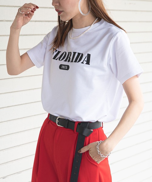 bohmal(ボマール)の「シンプルロゴカラフルTシャツ(Tシャツ/カットソー・レディース・ホワイト/ブルー/グリーン・FREE)」の10枚目の写真