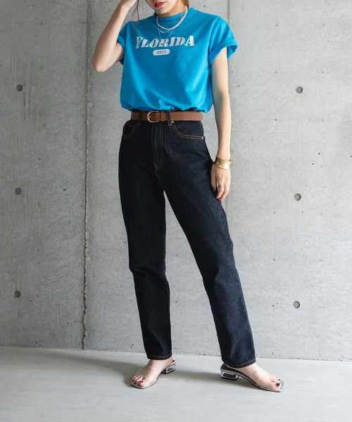 bohmal(ボマール)の「シンプルロゴカラフルTシャツ(Tシャツ/カットソー・レディース・ホワイト/ブルー/グリーン・FREE)」の15枚目の写真