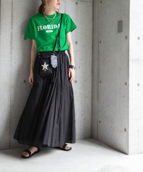 bohmal(ボマール)の「シンプルロゴカラフルTシャツ(Tシャツ/カットソー・レディース・ホワイト/ブルー/グリーン・FREE)」の17枚目の写真