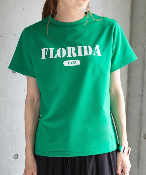 bohmal(ボマール)の「シンプルロゴカラフルTシャツ(Tシャツ/カットソー・レディース・ホワイト/ブルー/グリーン・FREE)」の11枚目の写真