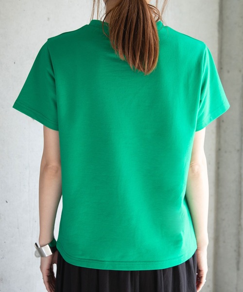 bohmal(ボマール)の「シンプルロゴカラフルTシャツ(Tシャツ/カットソー・レディース・ホワイト/ブルー/グリーン・FREE)」の9枚目の写真