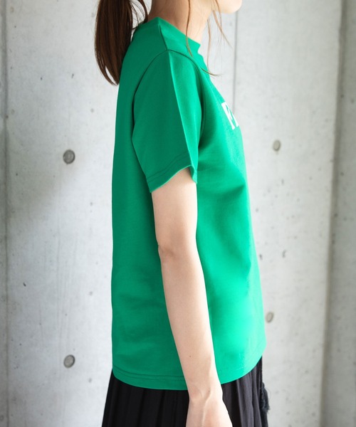 bohmal(ボマール)の「シンプルロゴカラフルTシャツ(Tシャツ/カットソー・レディース・ホワイト/ブルー/グリーン・FREE)」の7枚目の写真