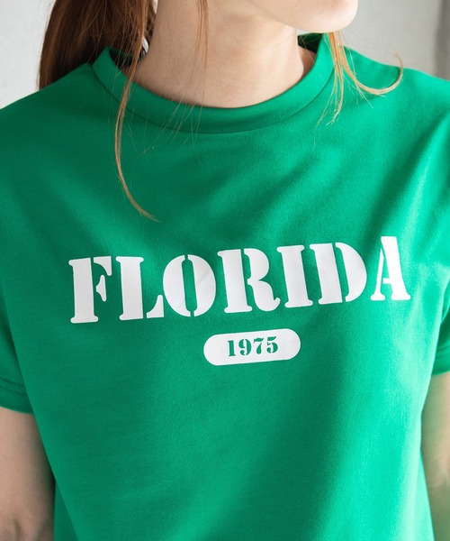 bohmal(ボマール)の「シンプルロゴカラフルTシャツ(Tシャツ/カットソー・レディース・ホワイト/ブルー/グリーン・FREE)」の13枚目の写真