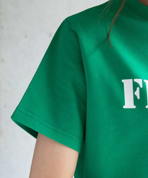 bohmal(ボマール)の「シンプルロゴカラフルTシャツ(Tシャツ/カットソー・レディース・ホワイト/ブルー/グリーン・FREE)」の16枚目の写真